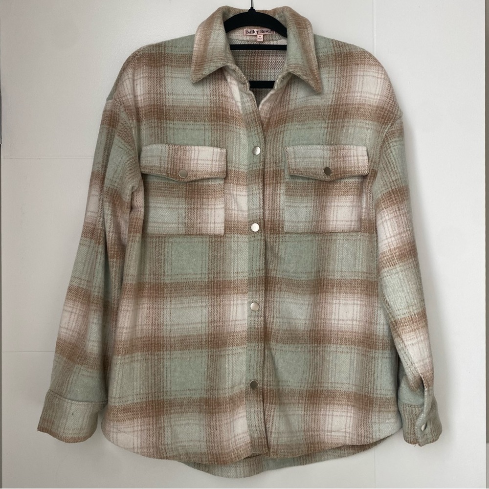 Fleece Shacket / Flannel Jacket - image 1